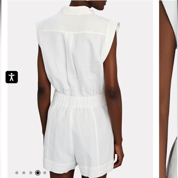 Intermix Juliet Tie Waist Romper - Picture 4 of 9